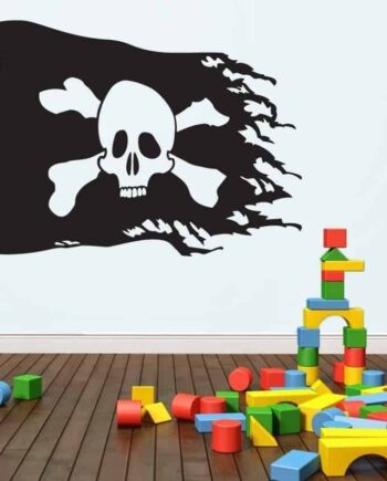 Pirat Flag Wallsticker