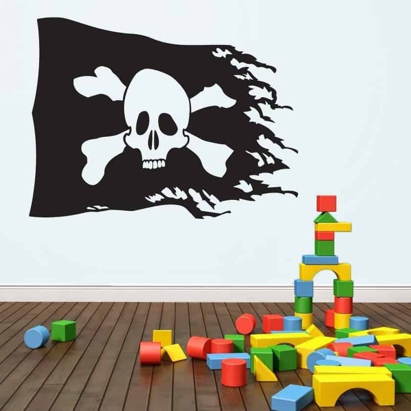 Pirat Flag Wallsticker