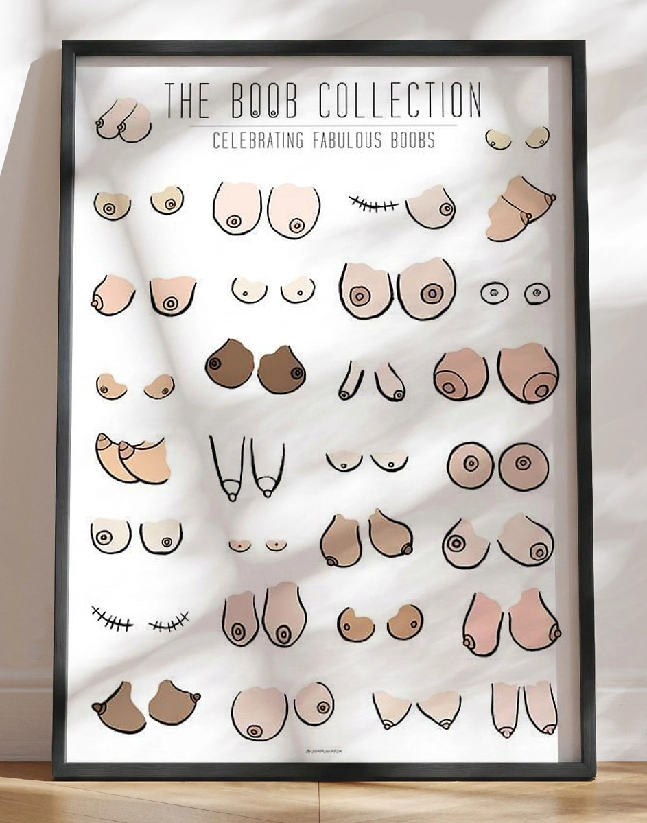 Plakat Med Bryster The Boob Collection