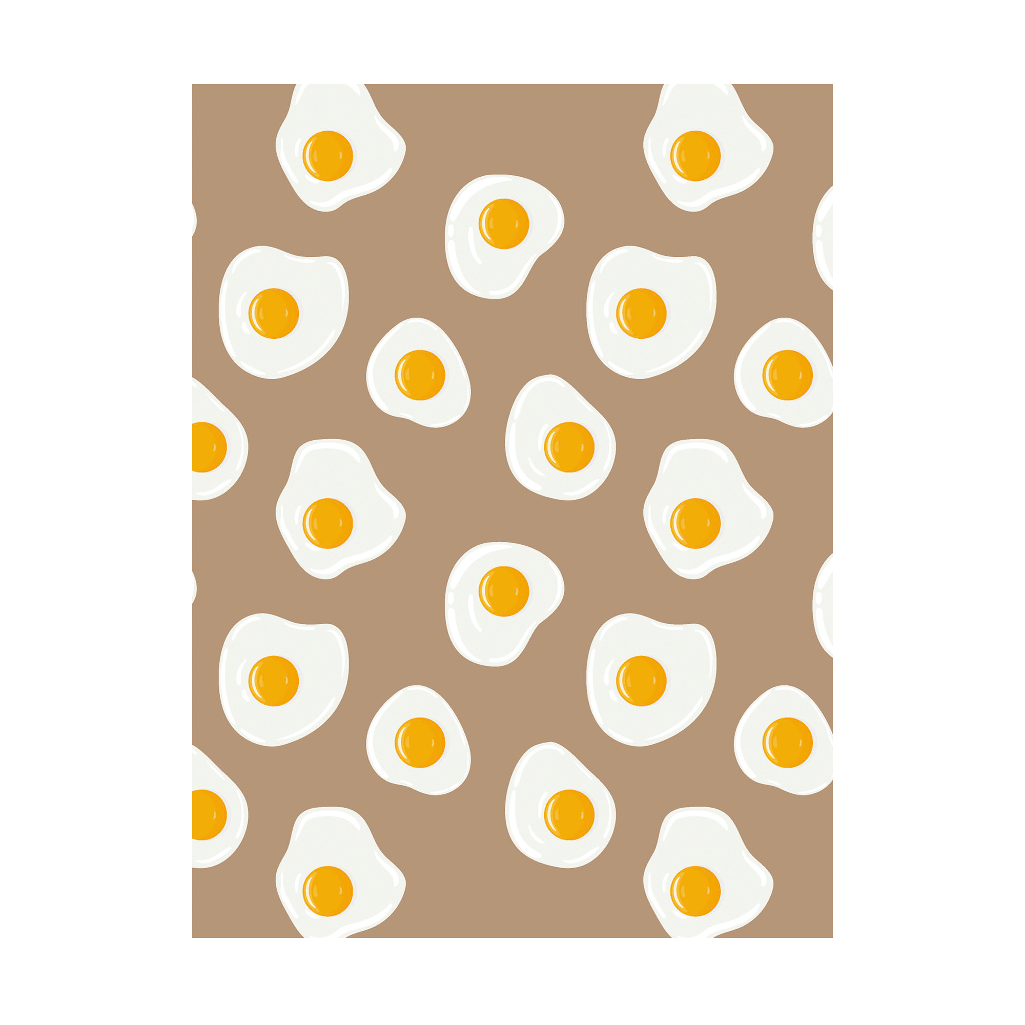 Plakat  Quot Spejlæg Quot  Beige  30   40 Cm
