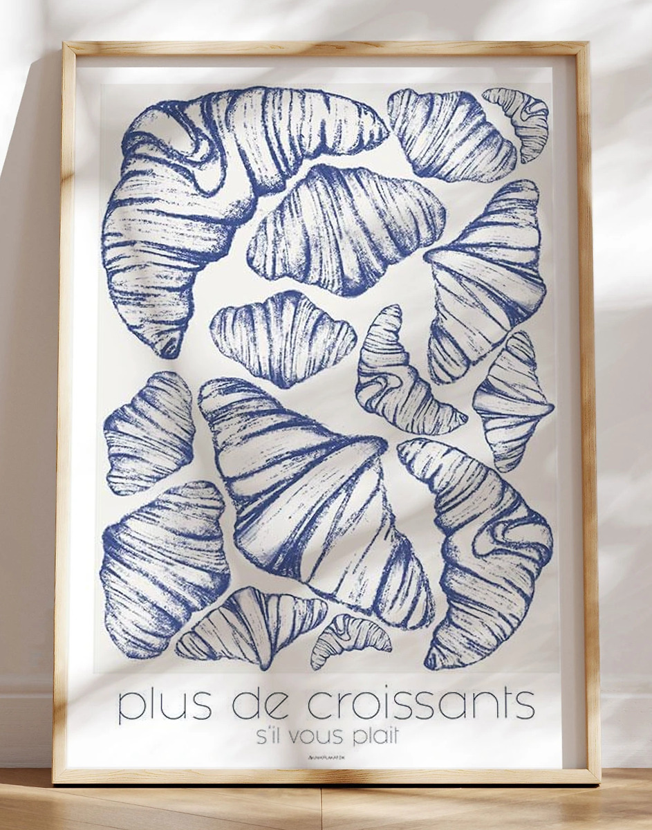 Plus De Croissants Madplakat Til Køkkenet
