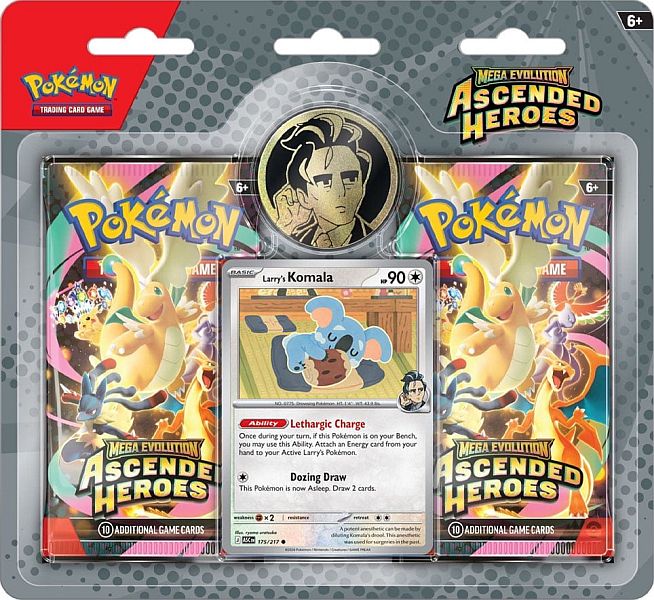 Pokemon Ascended Heroes -pack Blister: Larry Komala