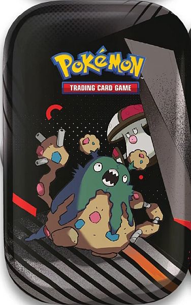 Pokemon Black Bolt White Flare Mini Tin: Garbodor Amoonguss