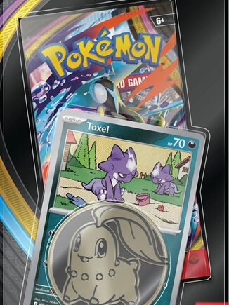 Pokemon Blister Pack  -pack Checklane Blister:   Mega Evolution: Chaos Rising Booster Pakke   Toxel Black Star Promo   Pokemon   195 184 Nt