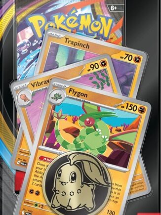 Pokemon Blister Pack  -pack Premium Checklane Blister:   Mega Evolution: Chaos Rising Booster Pakke   Flygon Line Promos     195 184 Nt
