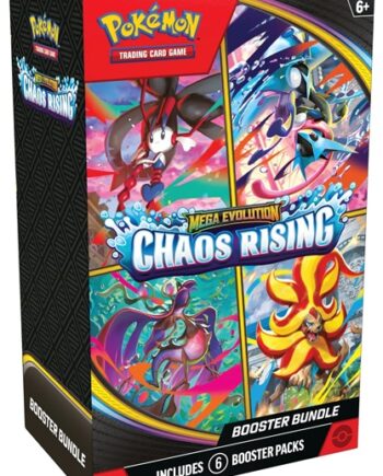 Pokemon Booster Pakke Me04 Mega Evolution: Chaos Rising Booster Pack Bundle  Box Med   Boosters