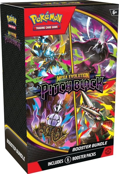 Pokemon Booster Pakke Me05 Mega Evolution: Pitch Black Booster Pack Bundle Box Med Boosters