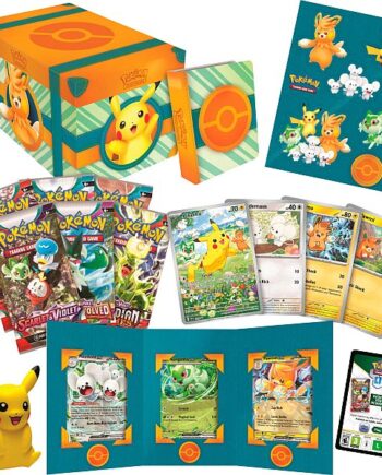 Pokemon Collector   Chest Box 2024 Spring: Paldea Adventure Chest   Boosters    Promokort  Mini-album Og Mere
