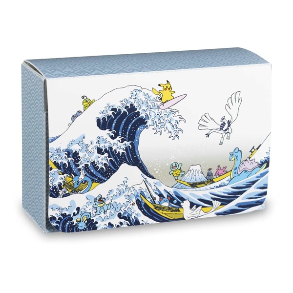 Pokemon Deck Box Great Wave Pikachu Friends Pok 195 169 Mon Center Double Deck Box