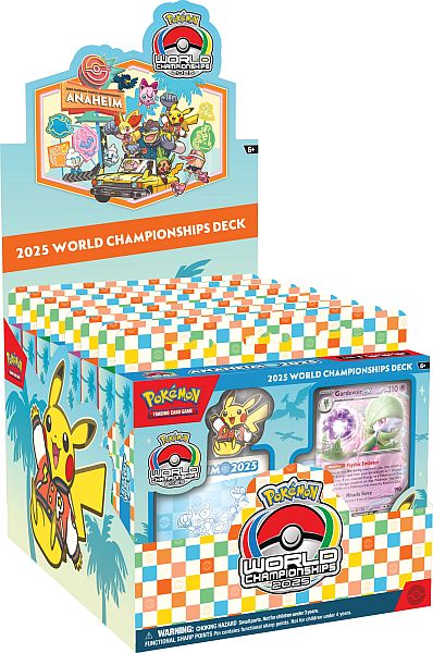 Pokemon Deck 2025 World Championship Wcd Display Box