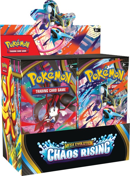 Pokemon Display Booster Box Me04 Mega Evolution: Chaos Rising 36 Boosters
