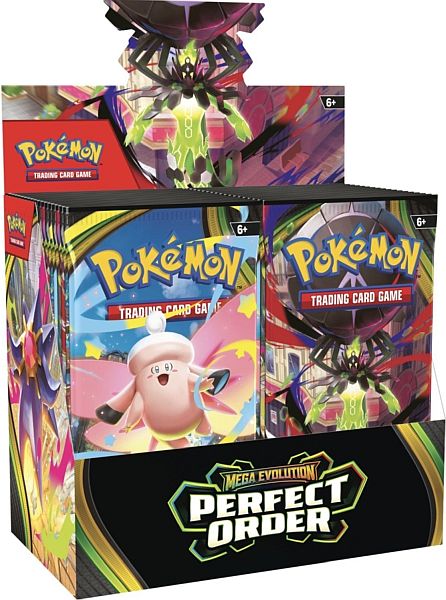 Pokemon Display Booster Box Me03 Mega Evolution: Perfect Order 36 Boosters