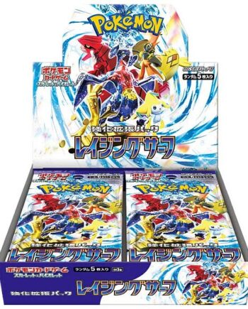 Pokemon Display  Booster Box  Scarlet   Violet Sv3a: Enhanced Expansion Pack Raging Surf  Japansk  30 Boosters