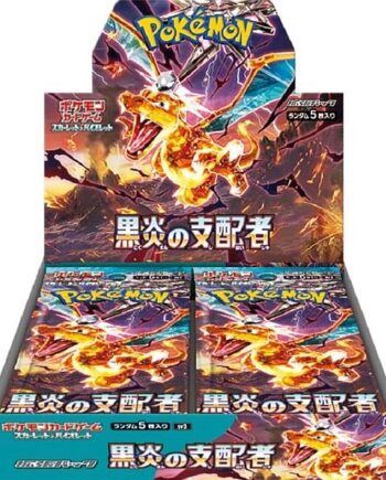 Pokemon Display  Booster Box  Scarlet   Violet Sv3: Ruler Of The Black Flame  Japansk  30 Boosters