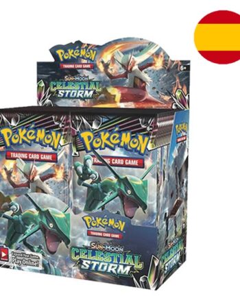 Pokemon Display  Booster Box  Spansk Spanish Sm07 Sun   Moon: Celestial Storm 36 Boosters