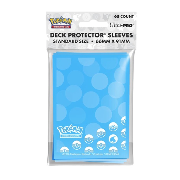 Pokemon Energy: Water Type Deck Protector 65 Lommer Ultra Pro Sleeves 16744