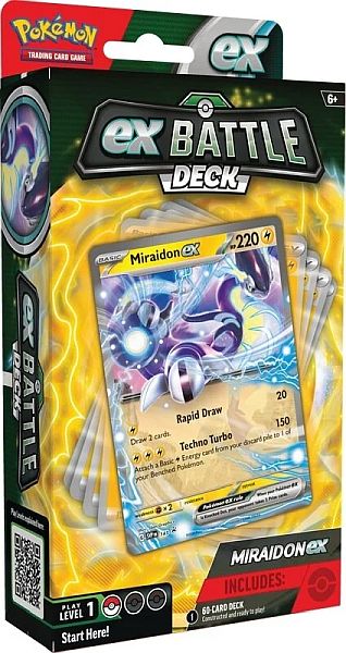 Pokemon Ex Battle Deck: Miraidon Ex 2024