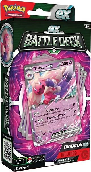 Pokemon Ex Battle Deck: Tinkaton Ex 2023