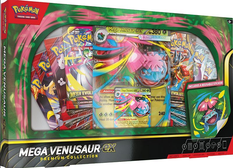 Pokemon Ex Box: Mega Venusaur Ex Premium Collection