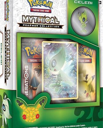 Pokemon Generations  20th Anniversary  Mythical Collection: Celebi   Boosters  Promo   Pin