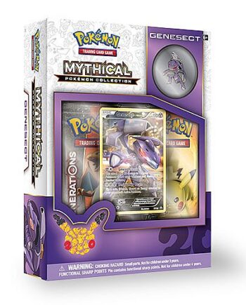 Pokemon Generations  20th Anniversary  Mythical Collection: Genesect   Boosters  Promo   Pin