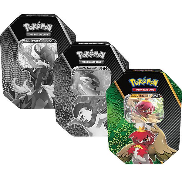 Pokemon Hisuian Decidueye Tin Divergent Powers 2022