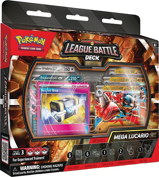 Pokemon League Battle Deck: Mega Lucario Ex 2026
