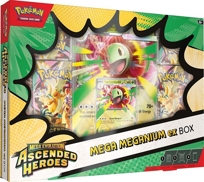 Pokemon Me02 Ascended Heroes: Mega Meganium Ex Box
