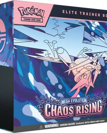 Pokemon Mega Evolution: Chaos Rising Elite Trainer Box  Mega Greninja Fennekin  Boks Med   Boosters  Promokort   Tilbeh 195 184