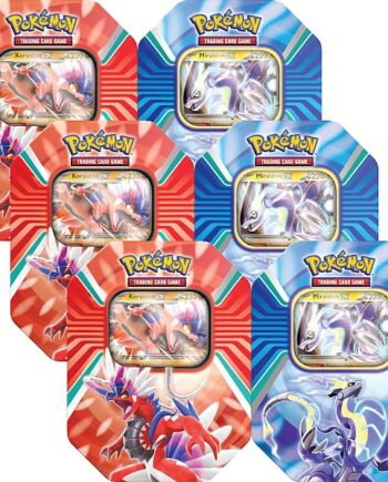 Pokemon Paldea Legends Tins Case  Koraidon   Miraidon