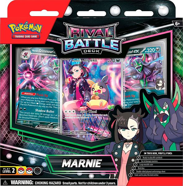 Pokemon Rival Battle Deck: Marnie Morpeko Grimmsnarl Ex