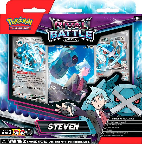 Pokemon Rival Battle Deck: Steven Beldum Metagross Ex