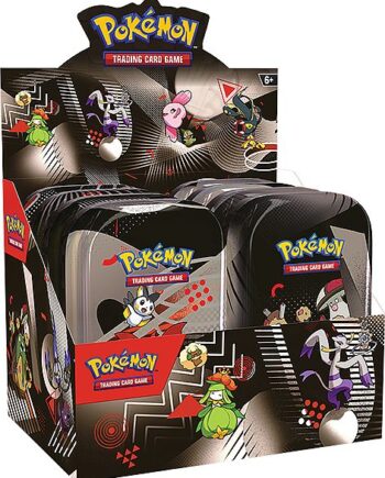 Pokemon Sv10   Black Bolt   White Flare: Mini Tins Display