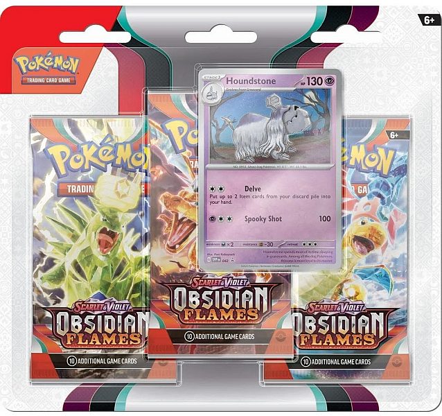Pokemon Sv03 Obsidian Flames -pack Blister: Houndstone