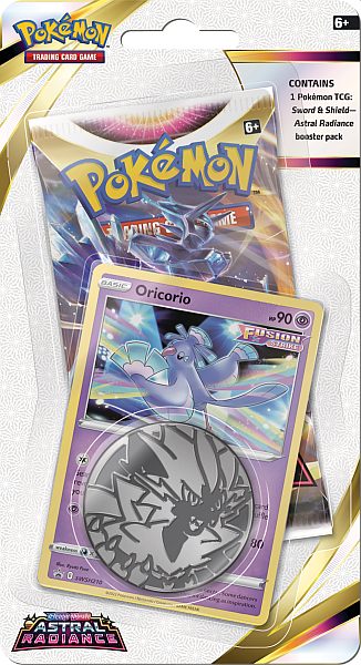 Pokemon Swsh Astral Radiance Checklane Blister: Oricorio