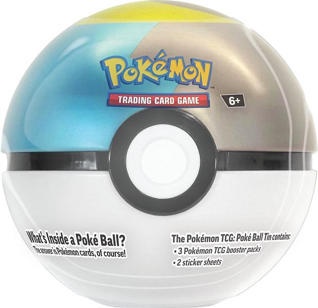 Pokemon Tin Kasse Poke Ball Pokeball Tin: Moon Ball 2024 Boosters Stickers
