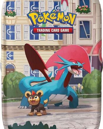 Pokemon Tin Kasse 2026 Summer Lumiose City Mini Tin: Salamence    Boosters   Klisterm 195 166 Rker