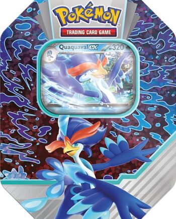 Pokemon Tin Kasse 2023 Wave   Fall: Quaquaval Ex Paldea Partners Collector   Tin Box