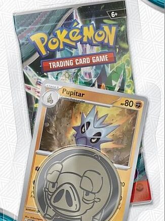 Pokemon Twilight Masquerade Checklane Blister: Pupitar