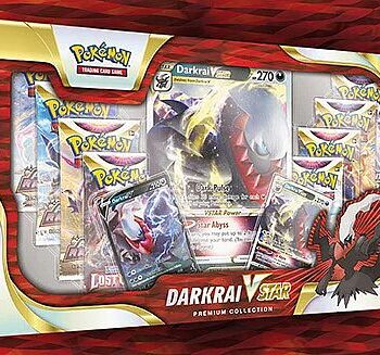 Pokemon  Vstar Box: Darkrai Vstar Premium Collection    Boosters