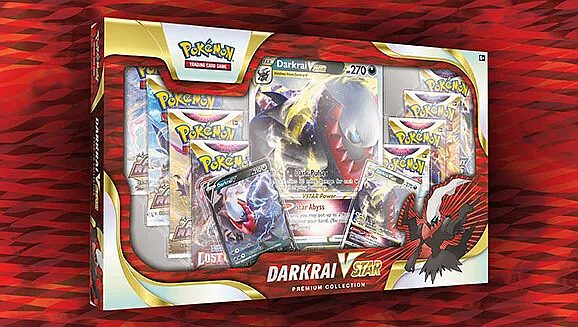 Pokemon Vstar Box: Darkrai Vstar Premium Collection Boosters