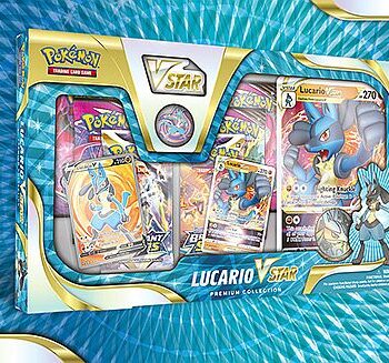 Pokemon  Vstar Box: Lucario Vstar Premium Collection  Usa Version     Boosters