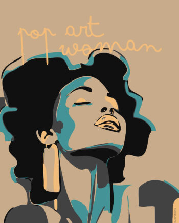 Pop Art Singer Af Få Mu Illustrations