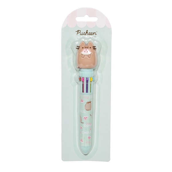 Pusheen Foodie Collection Ballpoint Pen With 3d Topper 10 Colors