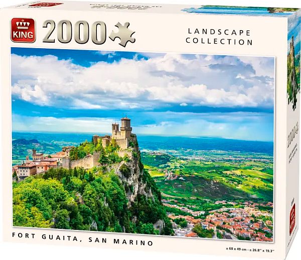 Puzzle Landscape Collection: Fort Guaita San Marino 2000 Pieces