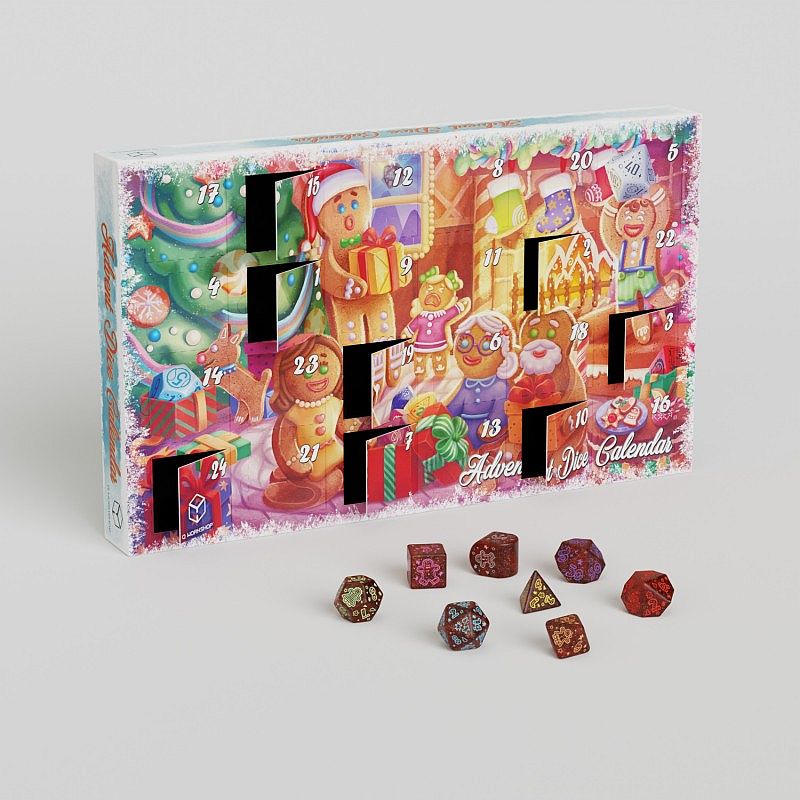 -workshop Mystery Dice Advent Calendar Terningekalender 2025