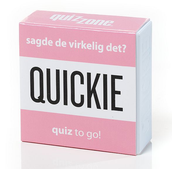 Quizzone: Quickie Sagde De Virkelig Det Card Game