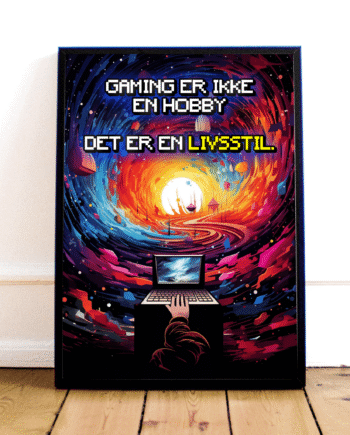 Quot Gaming Livsstil Quot  Plakat