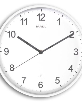 Radiostyret Vægur Hvid Maulsprint ø30   Cm