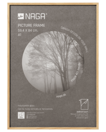 Ramme Til Plakater 59     84   Cm  Egetræ